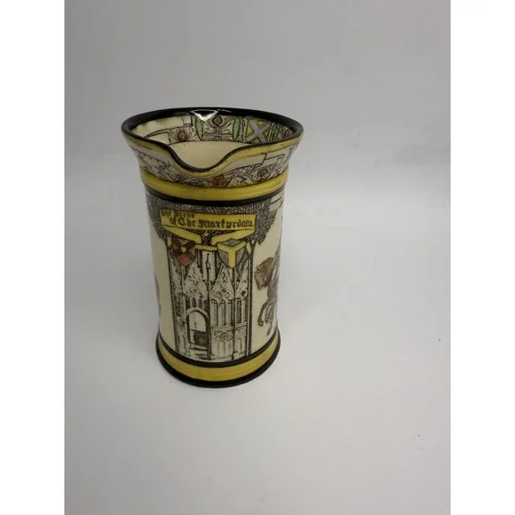 "Canterbury Pilgrims" Royal Doulton Jug D 3184 ? "The Scene Of The martyrdom" - Picture 2 of 6
